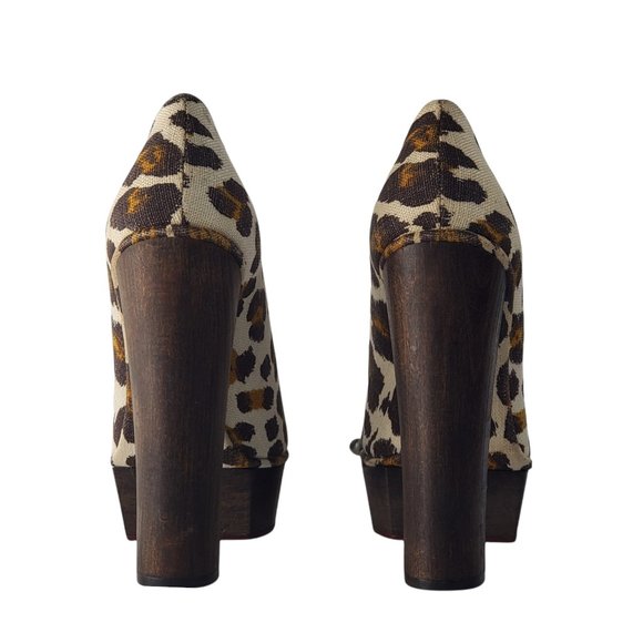 Charlotte Olympia Leopard Print Dolly Pumps - Picture 4 of 6